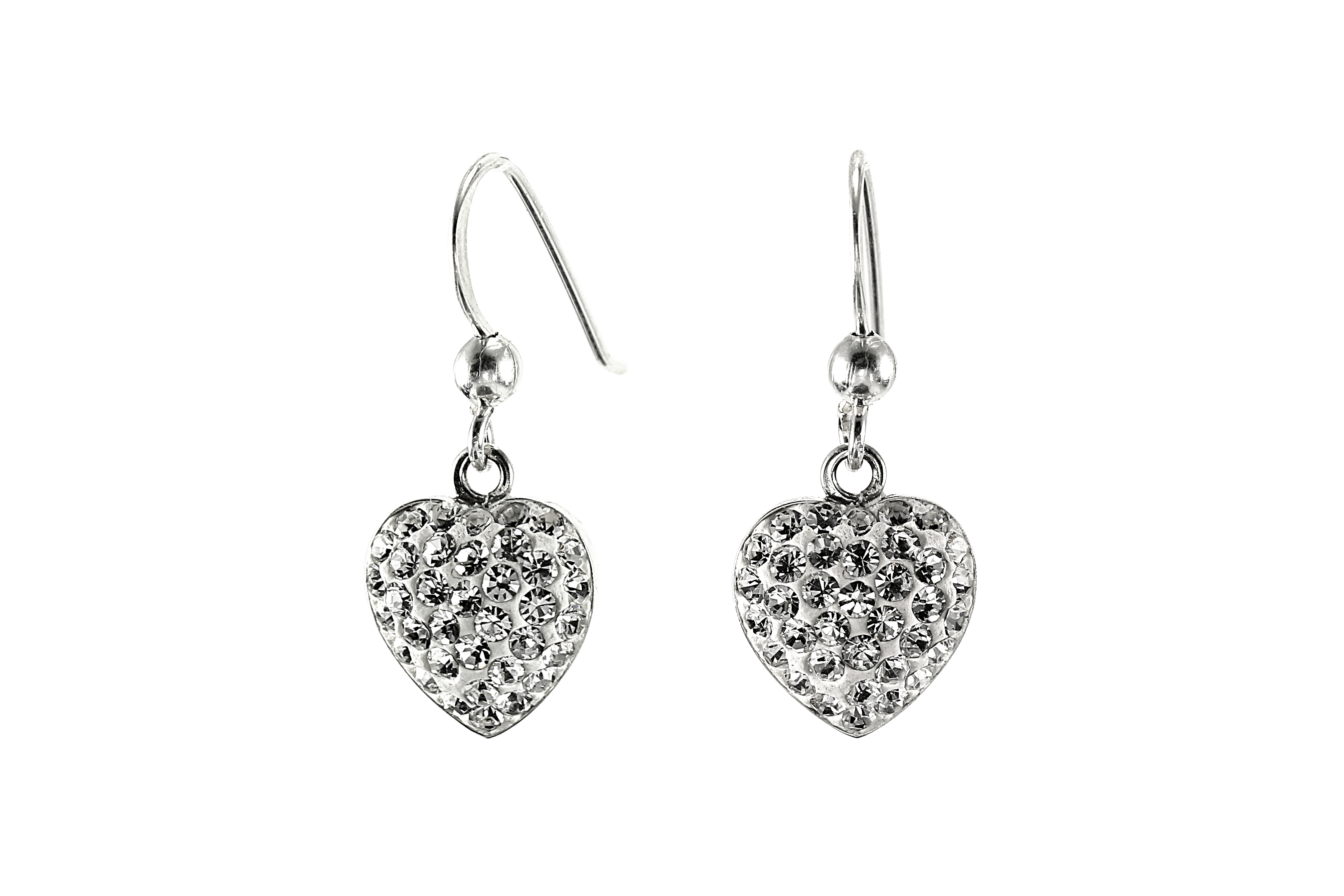 Šperky Nina - Stříbrné náušnice Swarovski komponent 925/1000 - ns ag kam H 113